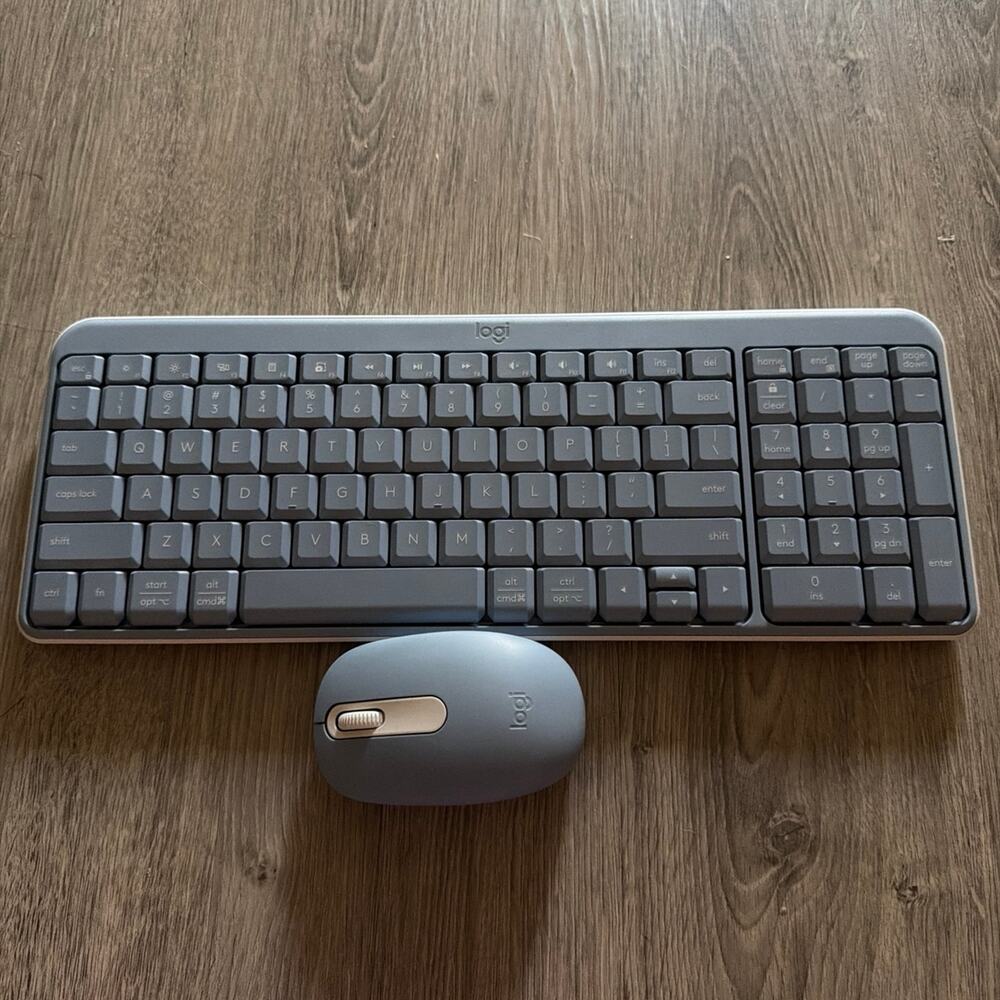 Logitech Compact Bluetooth Keyboard & Mouse Combo, Fast & Easy Connectivity